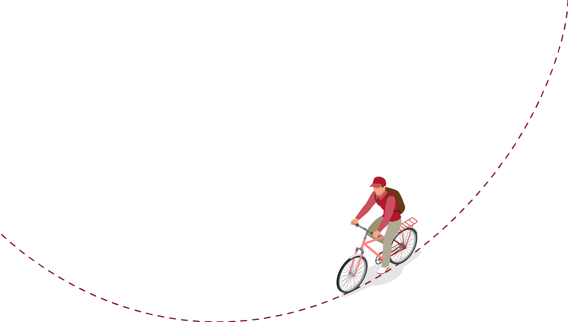 Man on bike